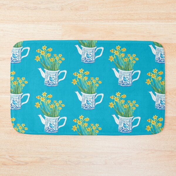 Item preview, Daffodils in a vintage teapot / Spring flower still life designed and sold by MagentaRose.