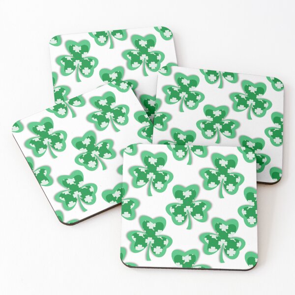 Item preview, Trébol de San Patricio - Blanco designed and sold by JaselviiStudio.
