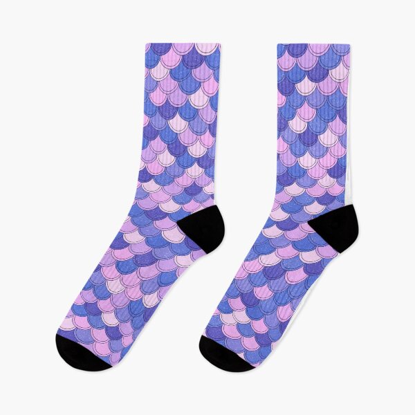 Item preview, Blue, Pink and Purple Mermaid Scales Pattern designed and sold by Saanis.