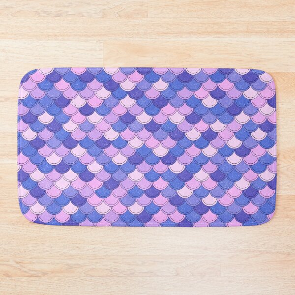 Item preview, Blue, Pink and Purple Mermaid Scales Pattern designed and sold by Saanis.