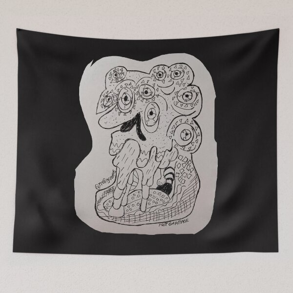 Item preview, Nasty Monster 2 (Uncolored) designed and sold by Discordant Dreams Art.