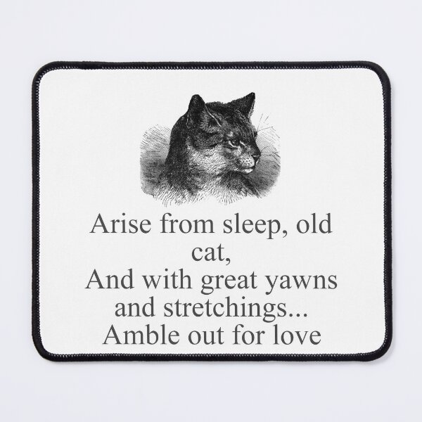 Item preview, Arise From Sleep Old Cat designed and sold by CrankyOldDude.