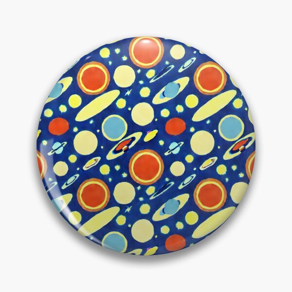 Item preview, Midcentury Modern Pattern No.9 Futuristic Space, Planets designed and sold by laurabethlove.
