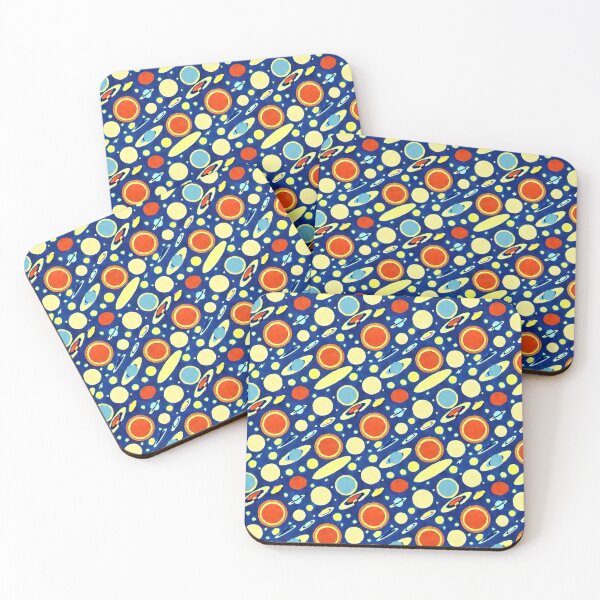 Item preview, Midcentury Modern Pattern No.9 Futuristic Space, Planets designed and sold by laurabethlove.