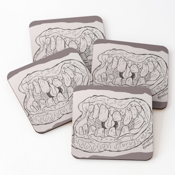 Item preview, Nasty Monster 4 (Uncolored) designed and sold by Discordant Dreams Art.