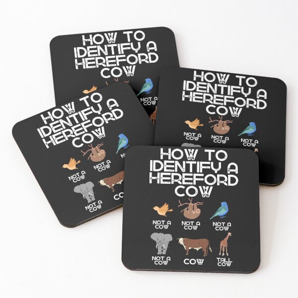 Item preview, Black version of How to identify a Hereford Cow designed and sold by FarmsteadAcers.