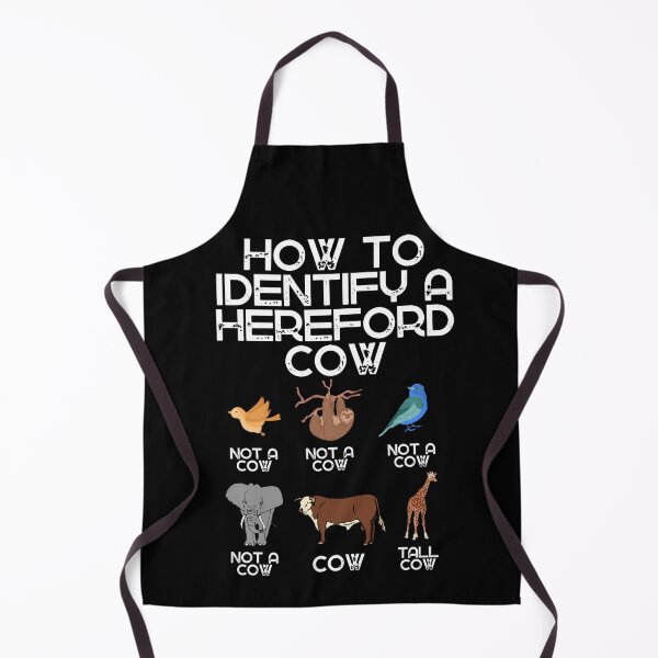 Item preview, Black version of How to identify a Hereford Cow designed and sold by FarmsteadAcers.