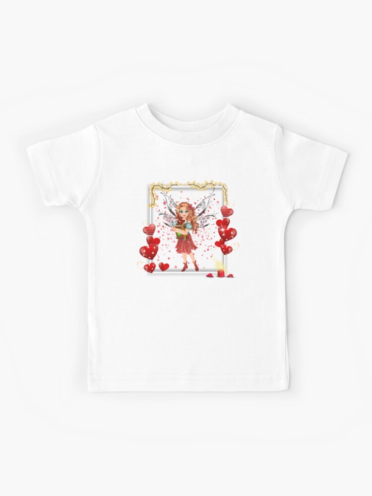 Thumbnail 1 of 2, Kids T-Shirt, Felicia's Valentine Love Collection designed and sold by TeelieTurner.