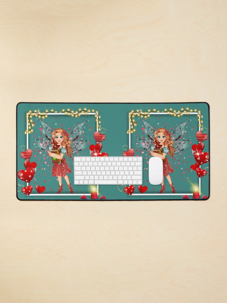 Thumbnail 1 of 5, Mouse Pad, Felicia's Valentine Love Collection designed and sold by TeelieTurner.