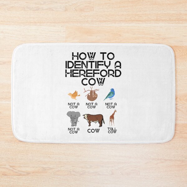 Item preview, How to identify a Hereford Cow designed and sold by FarmsteadAcers.