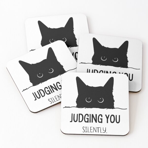 Item preview, Cat Judging You Silently designed and sold by SqueakitySqueak.