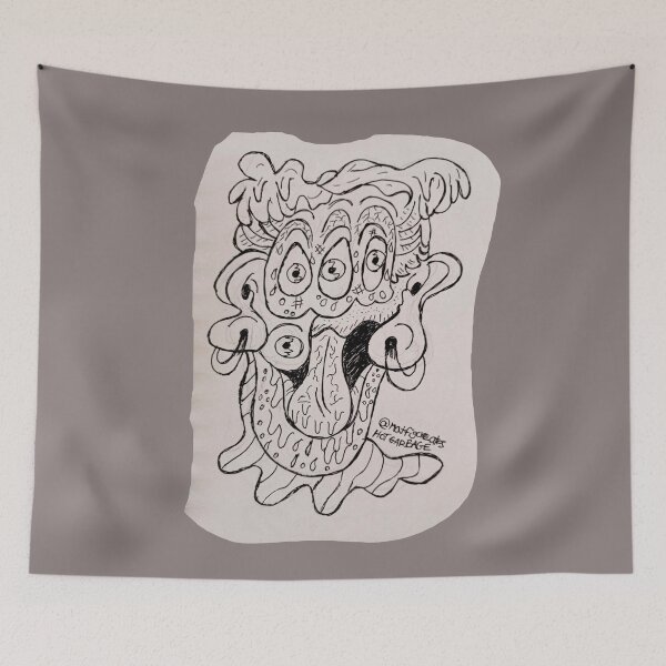 Item preview, Nsty Monster 6 (Uncolored) designed and sold by Discordant Dreams Art.