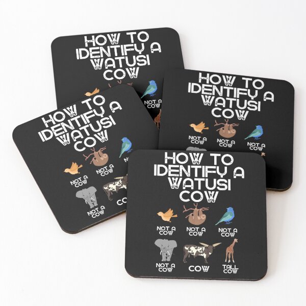 Item preview, Black version of How to identify a Watusi Cow designed and sold by FarmsteadAcers.