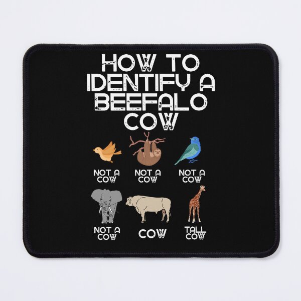 Item preview, Black version of How to identify a Beefalo Cow designed and sold by FarmsteadAcers.
