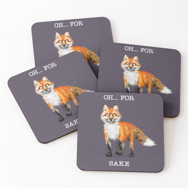 Item preview, Oh... For Fox Sake | W Cartoon Red Fox  designed and sold by Snootrac.