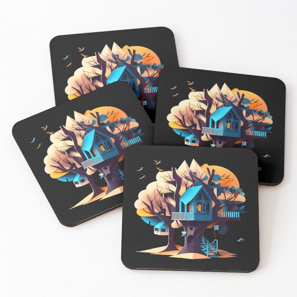 Item preview, Blue Treehouse - The Cut-Out Collection designed and sold by FiveIntentions.