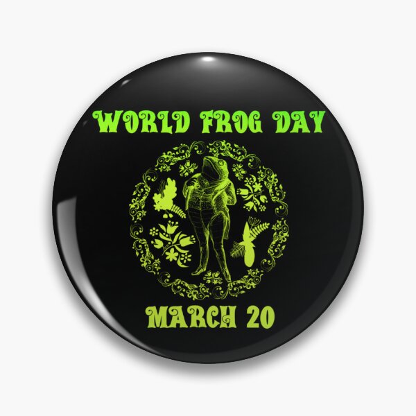 Item preview, World Frog Day designed and sold by PetSafari.