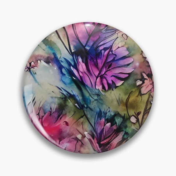 Item preview, Elegant Purple Floral designed and sold by Poetic Patterns Studio.