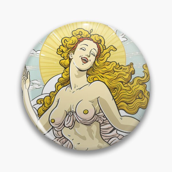 Item preview, the birth of Venus in cartoon style designed and sold by 6opuc.