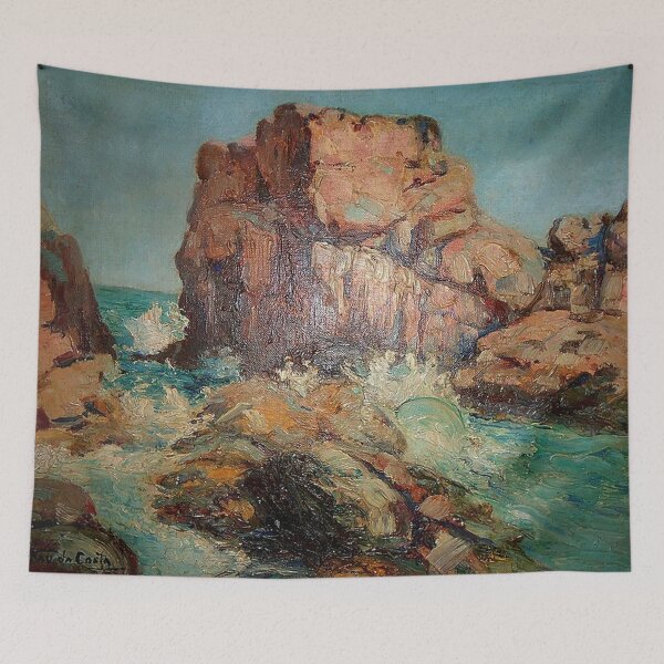 Item preview, Seascape With Rocks and Wave by Mario Navarro da Costa designed and sold by tomorrowsart.