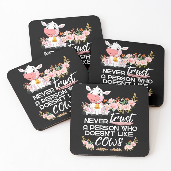 Item preview, Never trust a person who doesn't like cows designed and sold by FarmsteadAcers.