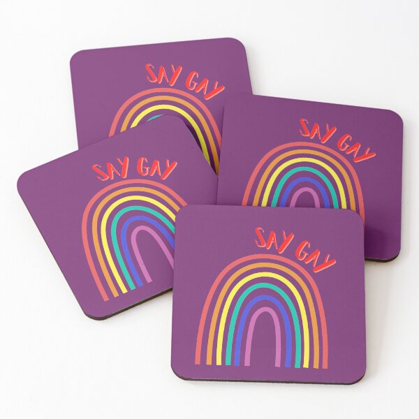 Item preview, Say Gay Rainbow purple designed and sold by oxoxoxo.