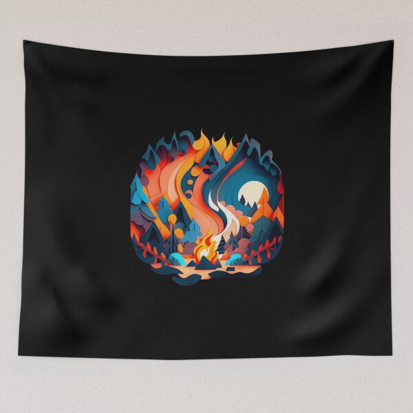 Item preview, Campfire - The Cut-Out Collection designed and sold by FiveIntentions.