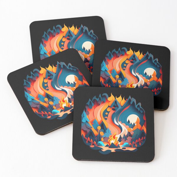Item preview, Campfire - The Cut-Out Collection designed and sold by FiveIntentions.