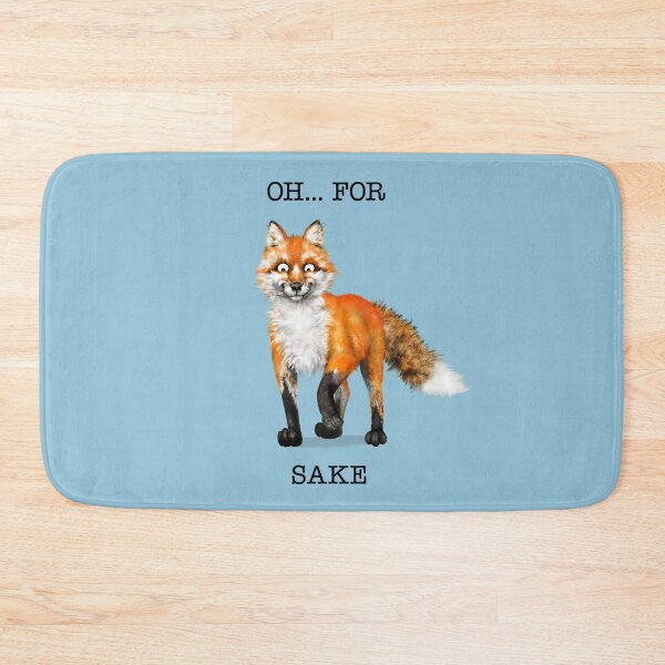Item preview, Oh... For Fox Sake | B Cartoon Red Fox  designed and sold by Snootrac.