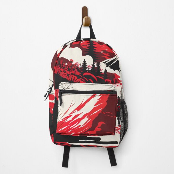 Item preview, Samurai walking in the mountains of Japan designed and sold by AreteSticker.