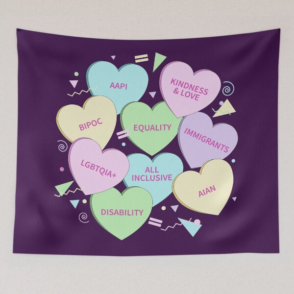 Item preview, 80s Inclusion Valentine's Hearts designed and sold by jitterfly.