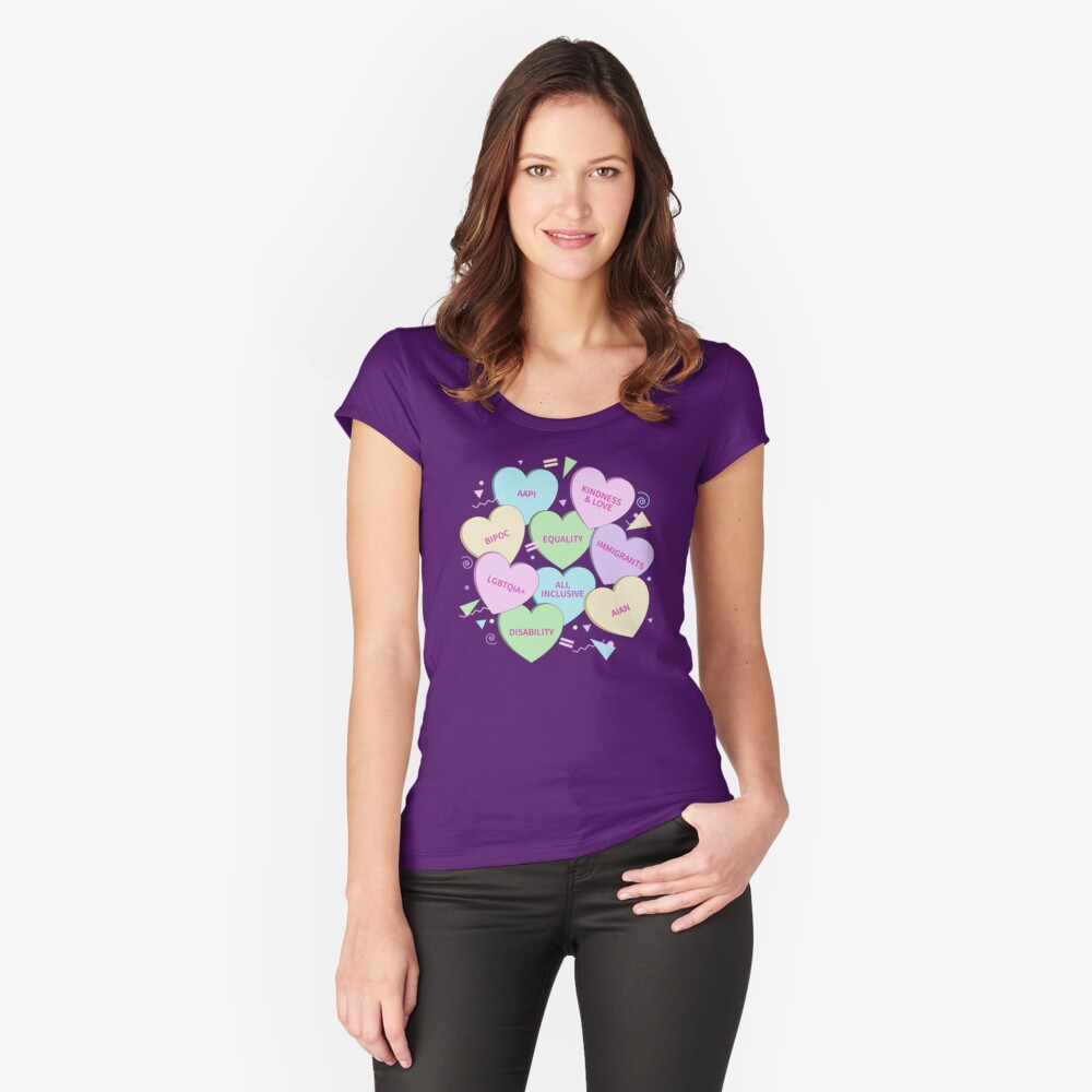 Item preview, Fitted Scoop T-Shirt designed and sold by jitterfly.