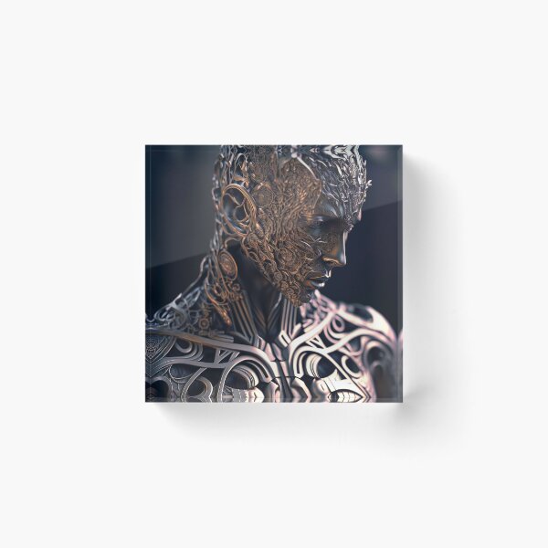 Item preview, Man sculpted in iron designed and sold by AellyanArt.