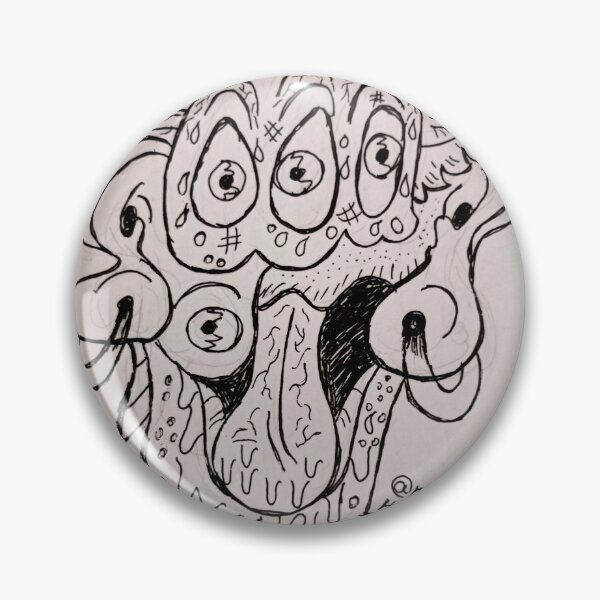 Item preview, Nsty Monster 6 (Uncolored) designed and sold by Discordant Dreams Art.
