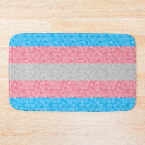 Item preview, Transgender Pride Pixel Flag Repeating Background designed and sold by LiveLoudGraphic.