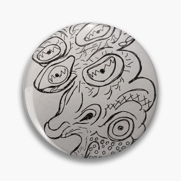 Item preview, Nasty Monster 7 (Uncolored) designed and sold by Discordant Dreams Art.