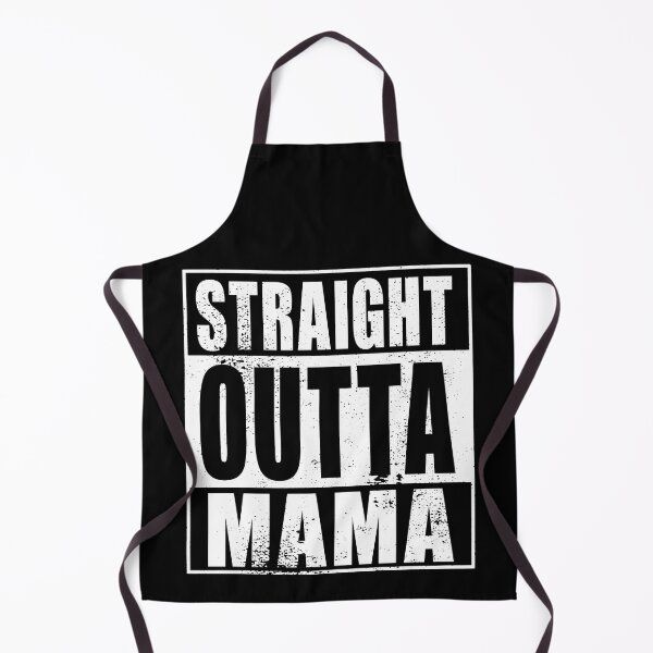 Artikelvorschau, Straight Outta Mama (weiß) entworfen und verkauft von SolidEarthArt.