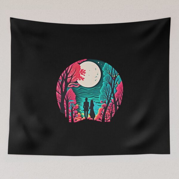 Item preview, El hombre, la mujer y la luna - La colección Cut-Out designed and sold by FiveIntentions.