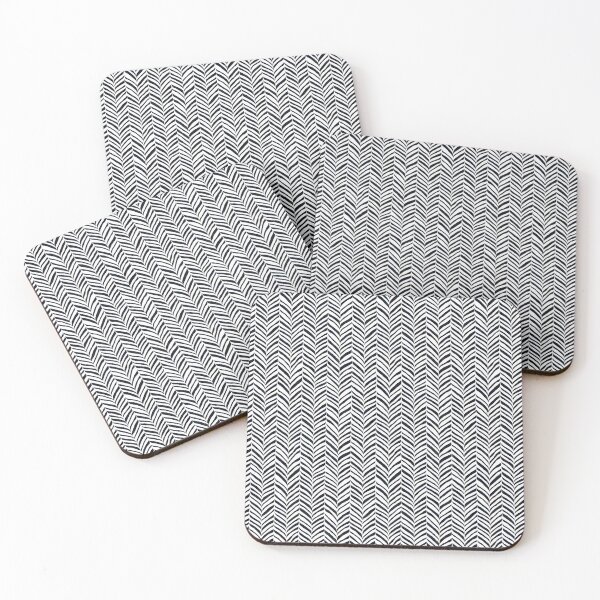 Item preview, Midcentury Modern Pattern No.12 Chevron B&W designed and sold by laurabethlove.