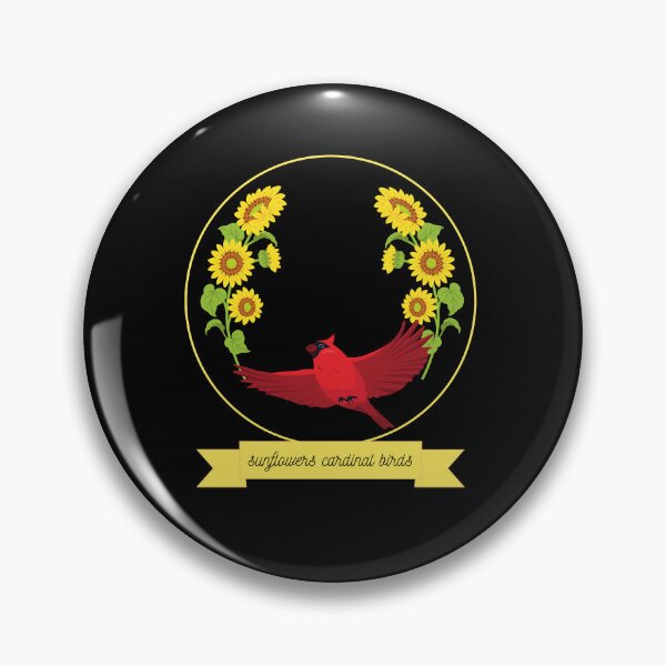 Item preview, Sunflowers Cardinal Birds designed and sold by SAABDERRAHIM.