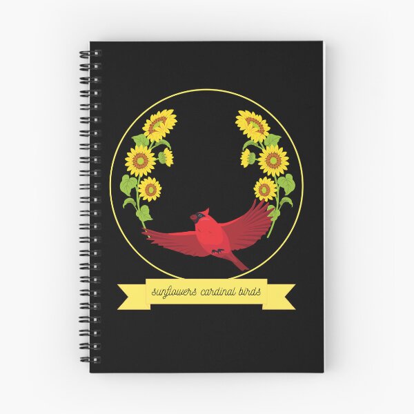 Item preview, Sunflowers Cardinal Birds designed and sold by SAABDERRAHIM.