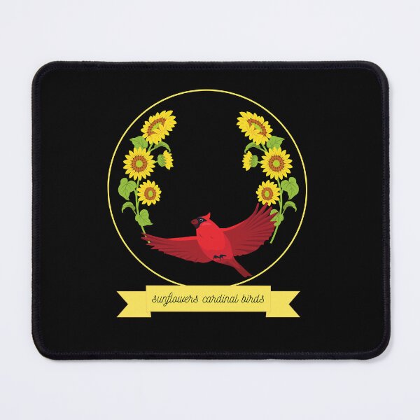 Item preview, Sunflowers Cardinal Birds designed and sold by SAABDERRAHIM.