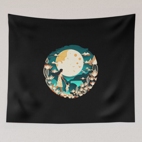 Item preview, Woman, Daughter and the Moon - The Cut-Out Collection designed and sold by FiveIntentions.