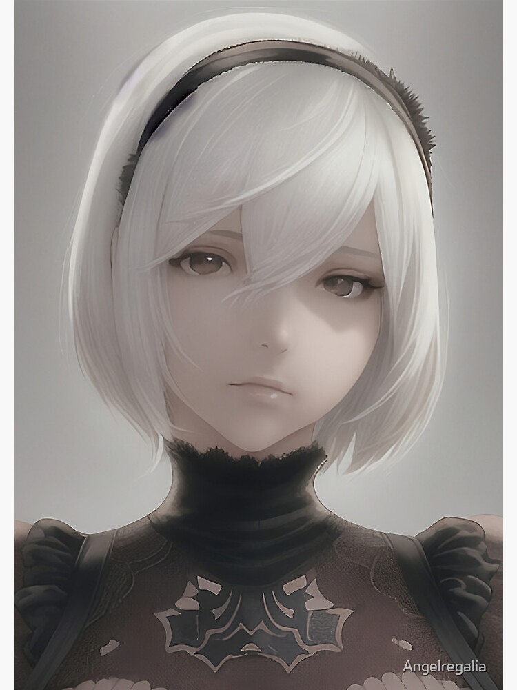 I sketched 2B using a 2B pencil. : r/nier