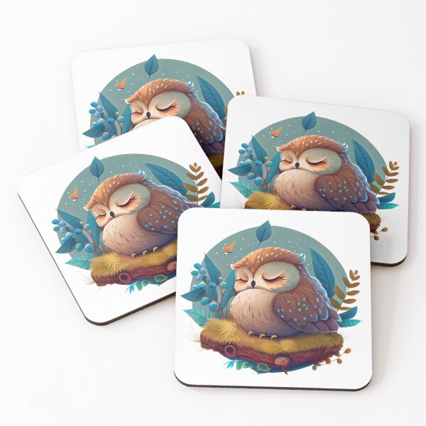 Item preview, The sleeping owl designed and sold by lightsonfire.