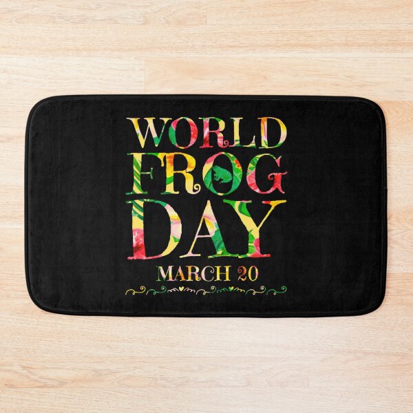 Item preview, Floral World Frog Day designed and sold by PetSafari.