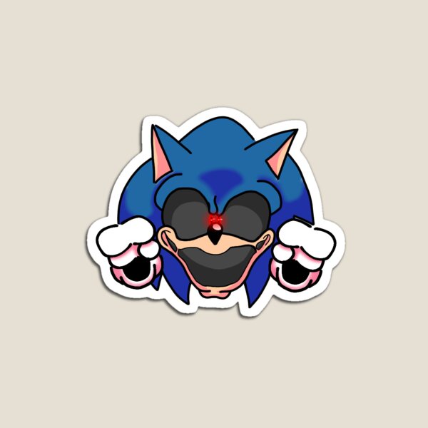 Majin Sonic Magnet for Sale by Schmiblor Flumbo