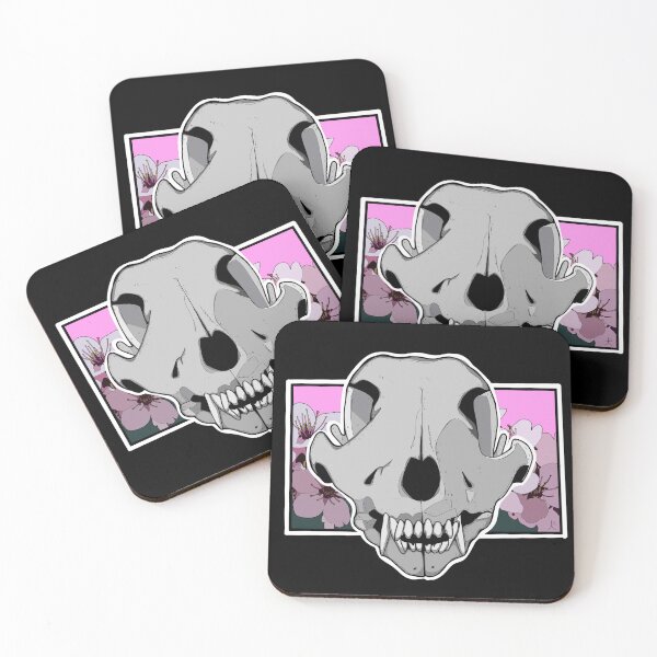 Item preview, Dog skull with flowers designed and sold by Still Laughing Designs.