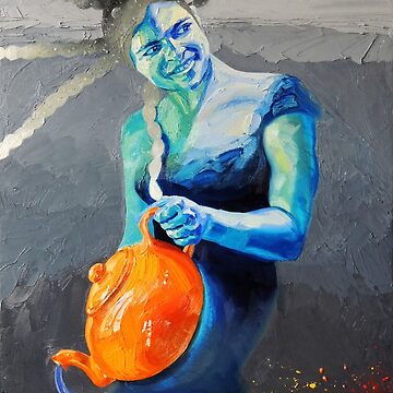 Artwork thumbnail, Heal with Rainbow Tea (self portrait) by BlueStarseed
