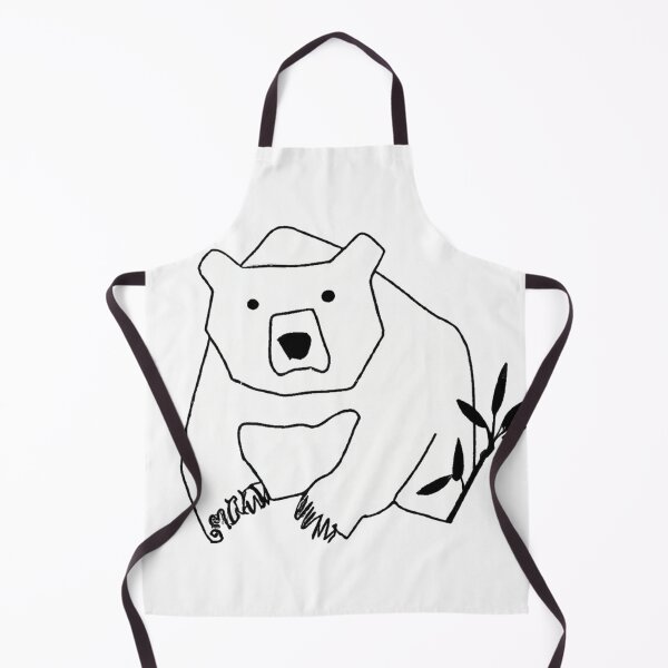 Item preview, Burr the Bear Line Art designed and sold by hunnyworks-.